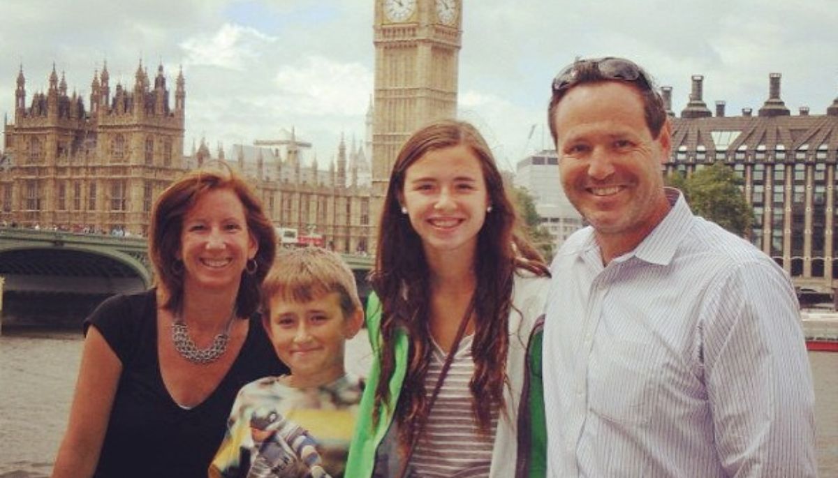 Cathy Engelbert With Her Husband And Kids