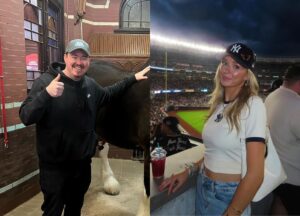 Shane Gillis and Girlfriend Grace Brassel Make Public Appearance at Eagles Game