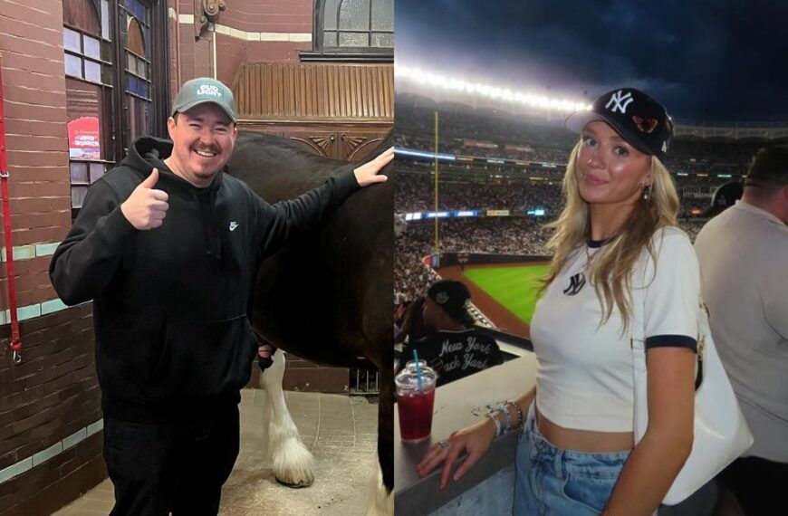 Shane Gillis and Girlfriend Grace Brassel Make Public Appearance at Eagles Game