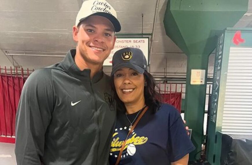 Tobias Myers With His Biggest Supporter, His Mother