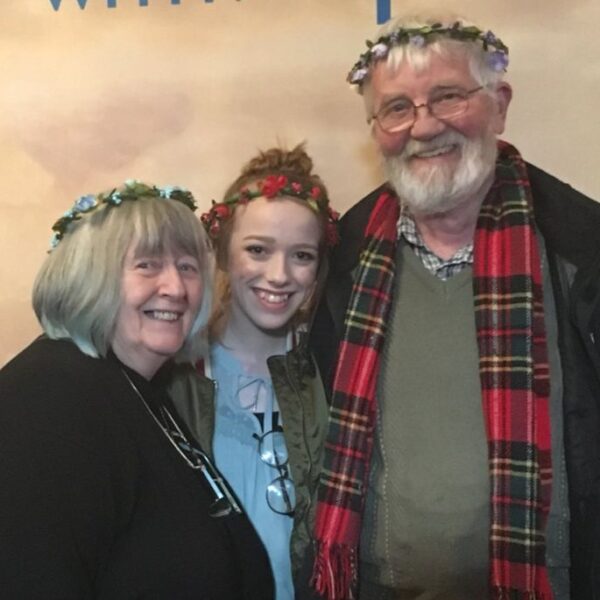 Amybeth McNulty With Her Late Parents