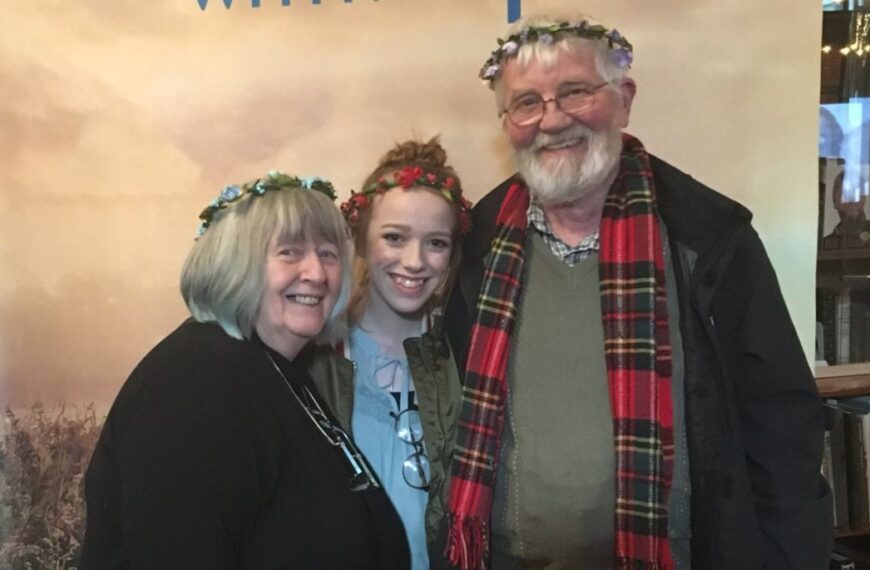 Amybeth McNulty With Her Late Parents